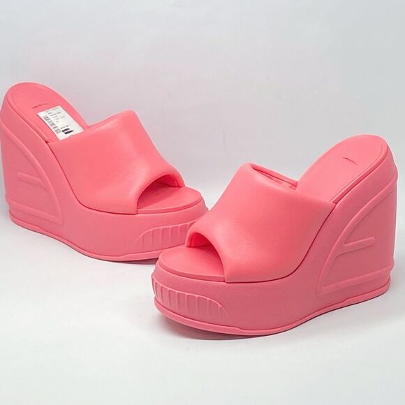 Fendi Leather Wedge Sandals size 37 - Picture 4 of 15